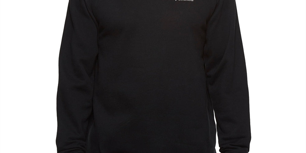 Columbia Men's Hart Mountain Ii Crew Sweatshirt Black Size 46