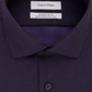 Calvin Klein Men's Steel Extra Slim Fit Non Iron Performance Herringbone Dress Shirt Purple Size 16X34-35