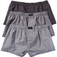 Kenneth Cole Women's Cotton Woven 3 Pack Boxers Black Size L