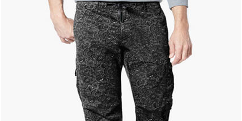 Dockers Men's Urban Slim Fit Cargo Pants Black Size 32X30