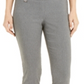 Alfani Women's Curvy Pull-on Skinny Pants  Gray Size 16