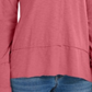 Style & Co Women's Split Neck Tunic Pink Size Small