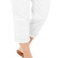 Style & Co Women's Chino Capri Pants White Size 4