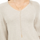 Style & Co Women's Bishop Sleeve Tunic Sweater Brown Size XX-Large