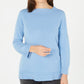 Karen Scott Women's Bateau Neck Long Sleeve Sweater Blue Size X-Small