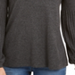 Style & Co Women's Bishop Sleeve Tunic Sweater Gray Size 2XL