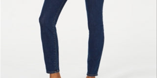 Rewash Junior's High Rise Button Fly Skinny Jeans Blue Size 11