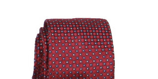 Nautica Men's Whitney Mini Business Professional Neck Tie Red Size Regular