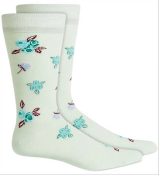 Bar III Women's Socks Green Size 10-13