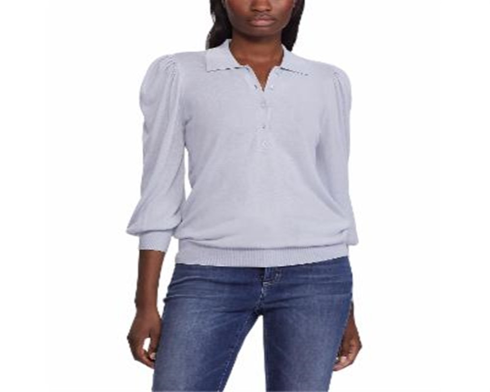 Ralph Lauren Women's 3/4 Sleeve Top Blue Size M
