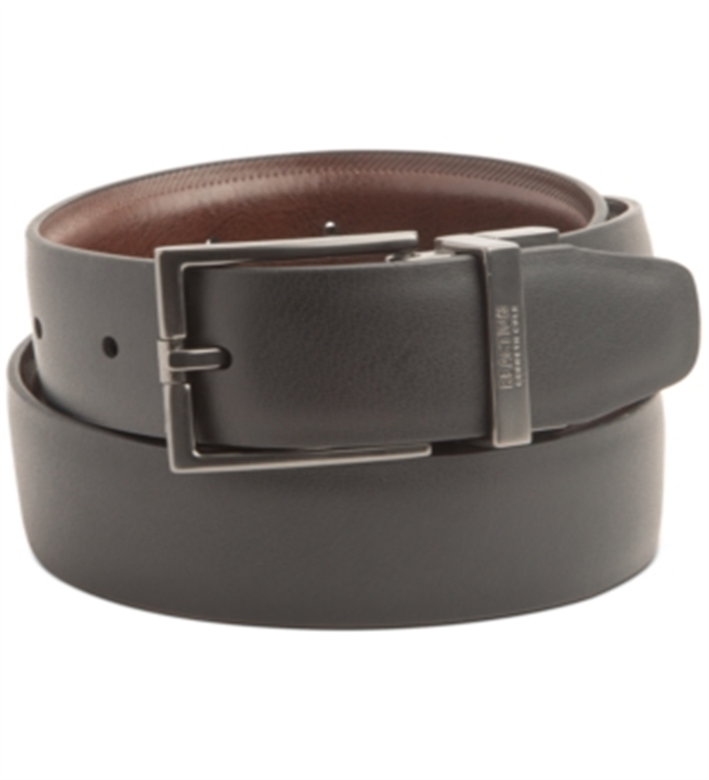 Kenneth Cole Reaction Men's Reversible Belt ESPRESSO Size Small