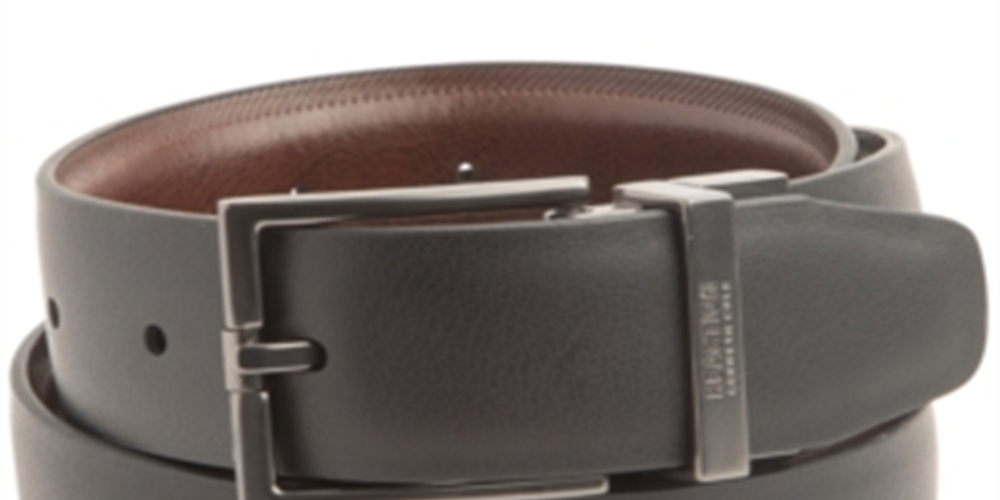 Kenneth Cole Reaction Men's Reversible Belt ESPRESSO Size Small