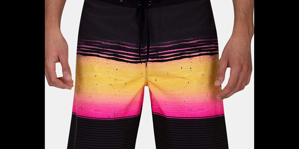 Hurley Men's Phantom Printed Board Shorts Green Size 38