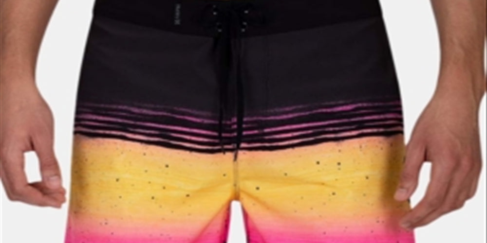 Hurley Men's Phantom Printed Board Shorts Green Size 38