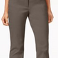 JM Collection Women's Tummy Control Curvy Fit Pants Gray Size 6 Petite