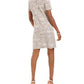 Connected Women's Tweed Pocket Detail Dress Beige Size 16