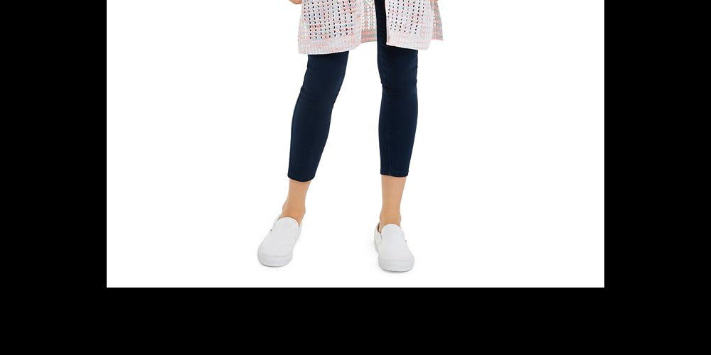 Hooked Up By IOT Junior's Pointelle Cardigan Pink Size Medium