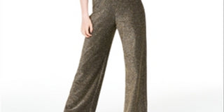 City Studios Junior's One Shoulder Jumpsuit Gold  Size 3