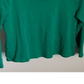 Charter Club Women's Long Sleeve Blouse Marine Green Size Medium