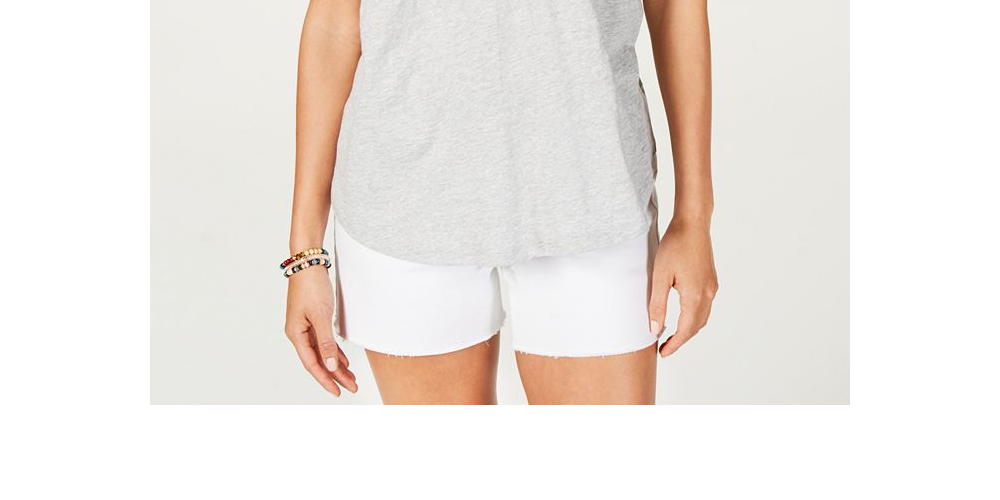 Style & Co Women's Printed Lace up Top Gray Size -Petite S