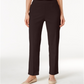 Alfred Dunner Women's Allure Slimming Stretch Pants Brown Size 12P