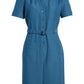 Anne Klein Women's Shirtdress Blue Size 8