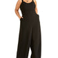 Rachel Roy Women's Demetria Jumpsuit Wide Leg Solid Black Size 16W