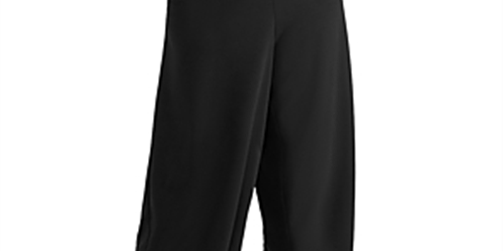 Rachel Roy Women's Demetria Jumpsuit Wide Leg Solid Black Size 16W