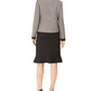 Le Suit Womens Suit Separate Career Wear Tweed Jacket Gray Size 16