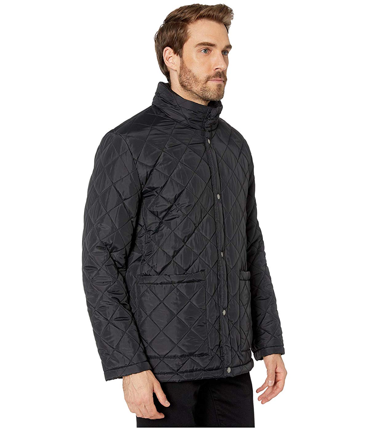 Cole Haan Men's Jacket Winter Quilted Black Size Small