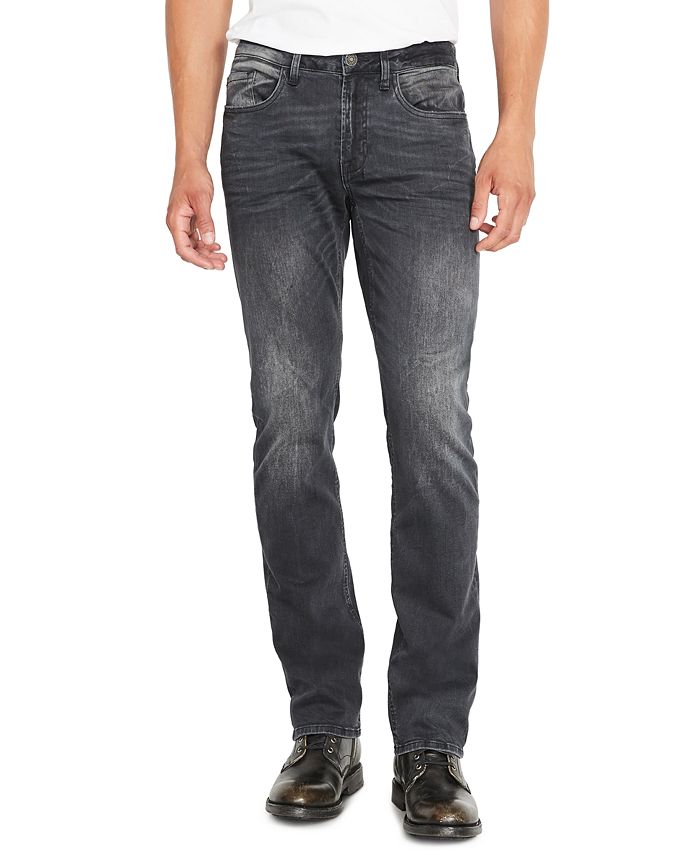 Buffalo David Bitton Men's Six-x Sandblasted Jeans Black Size 34X34