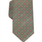 Tasso Elba Men's Luciano Medallion Silk Neck Tie Green Size Regular
