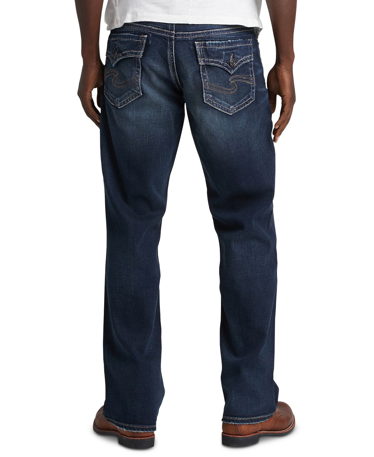 Silver Jeans Co. Men's Denim Straight Leg Jeans Blue Size 30X32