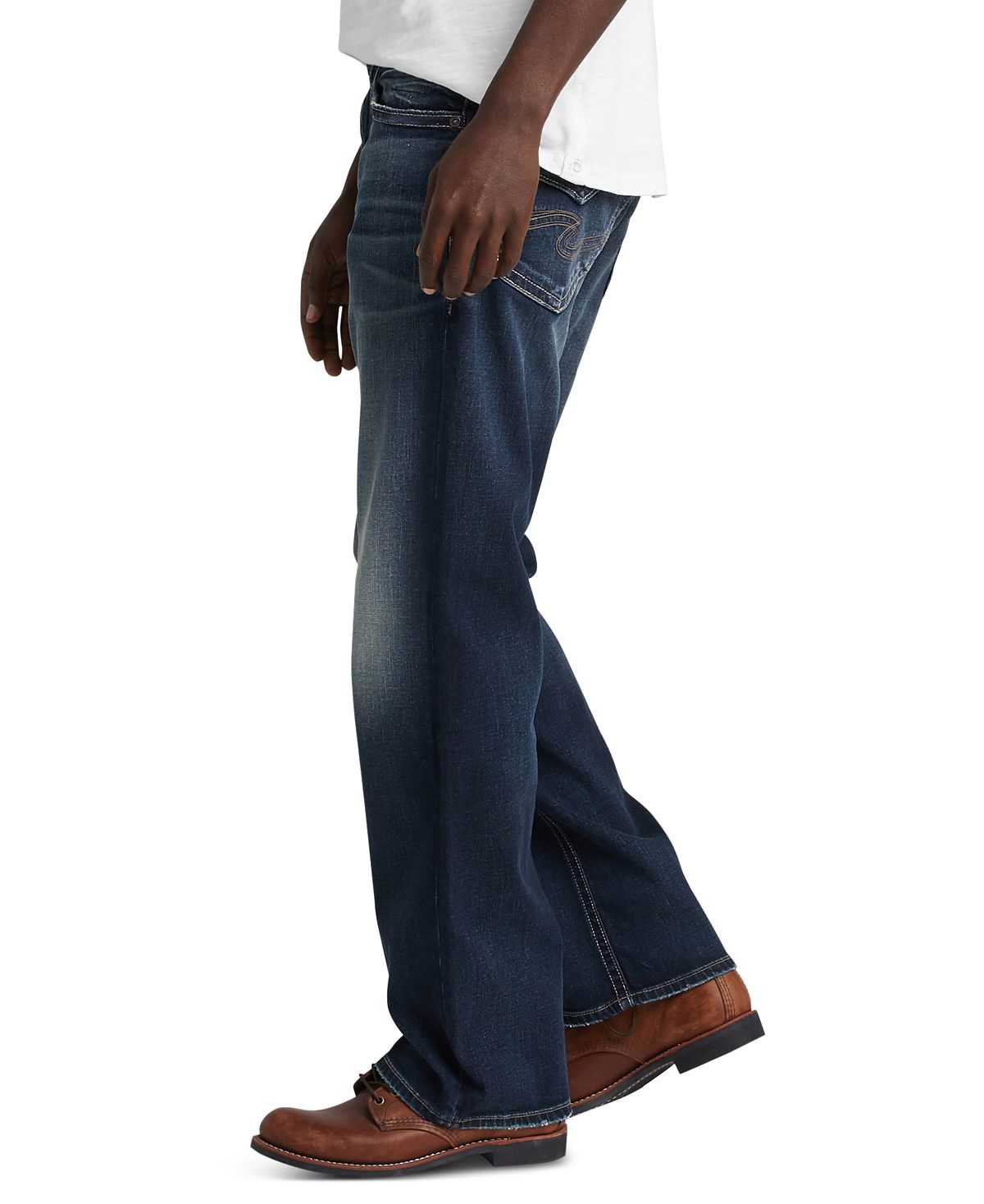 Silver Jeans Co. Men's Denim Straight Leg Jeans Blue Size 30X32