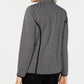 Karen Scott Women's Sport French Terry Zip up Jacket Black Size L