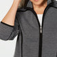Karen Scott Women's Sport French Terry Zip up Jacket Black Size L