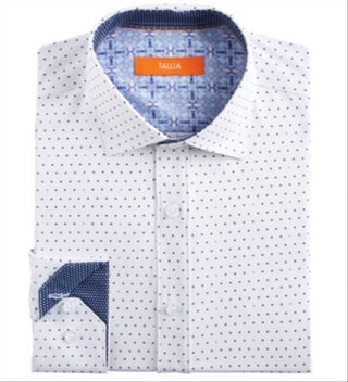 Tallia Men's Slim-Fit Performance Stretch White Size L