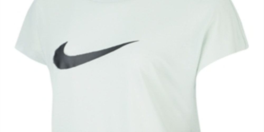 Nike Women's Dri fit Logo Side Tie Training Top -Green Size XL