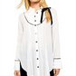 Free People Women's Amore Piped Tunic White Size Large
