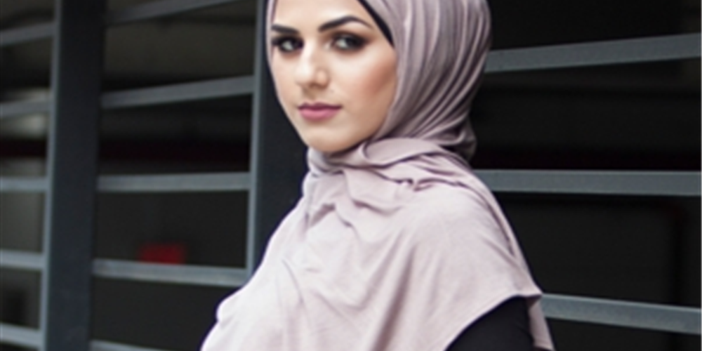 Verona Women's Jersey Veil Hijab Scarf Taupe One Size