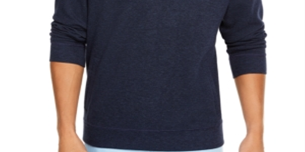 Tommy Bahama Men's Playa Pina Port Quarter Zip Sweatshirt Blue Size X-Large