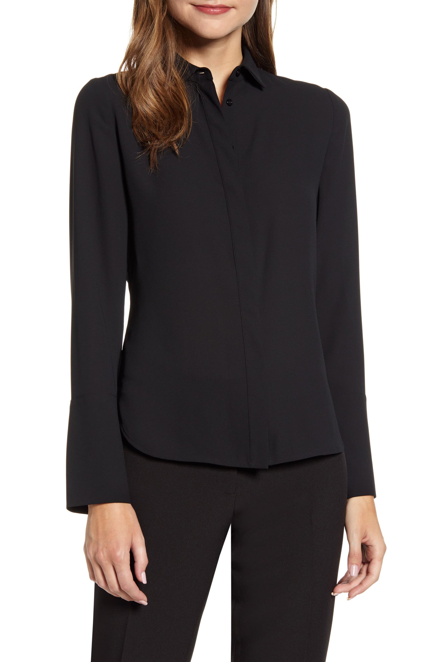 Anne Klein Women's Top Black Size X-Large