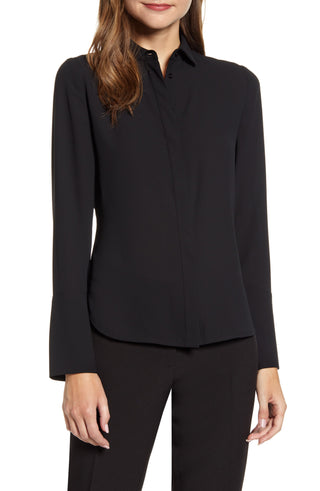 Anne Klein Women's Top Black Size X-Large