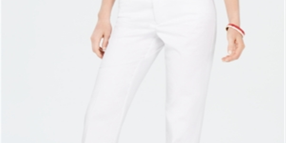 Charter Club Women's Tummy Control Trouser White Size 12