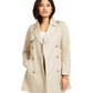 Charter Club Women's Classic Trench Coat Tan Size Petite S/M