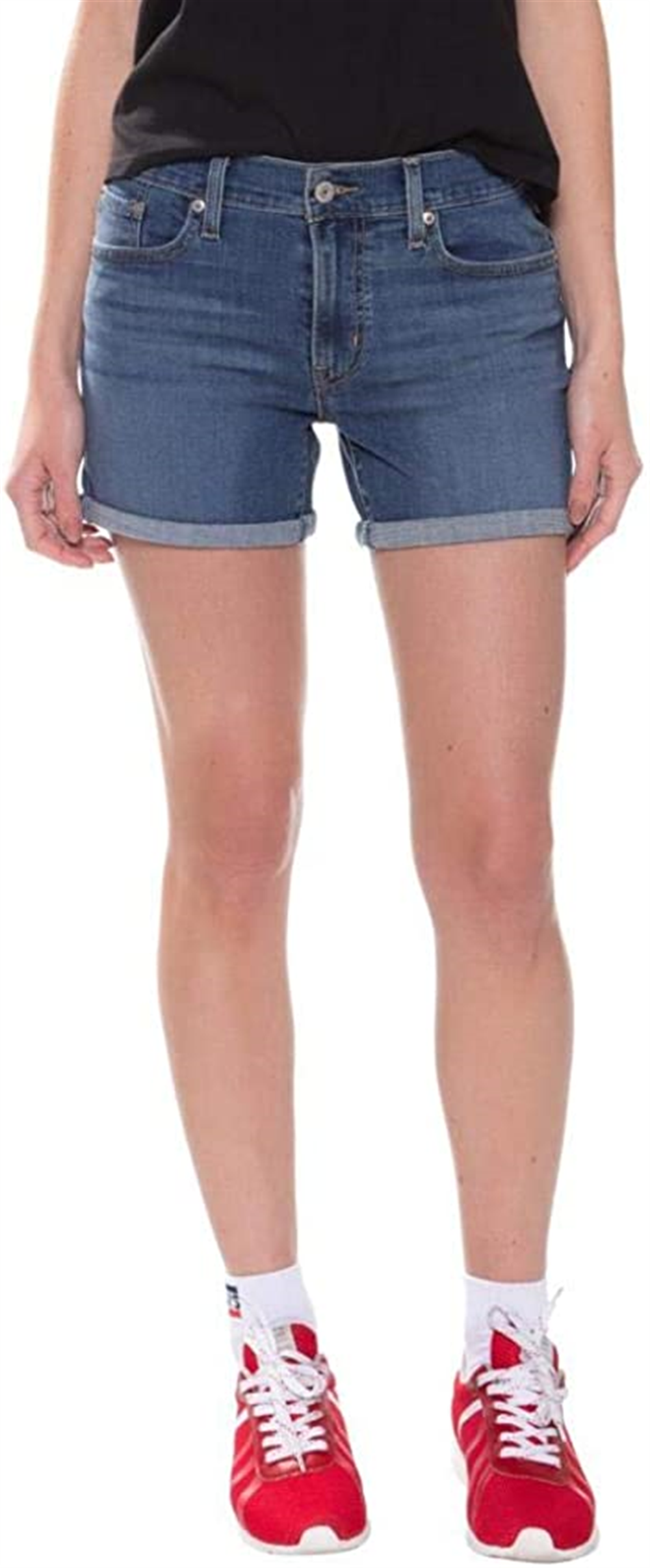 Levi's Women's Mid Length Shorts Blue Size 16