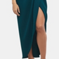 XSCAPE Women's Solid Gown Dress Green Size 12