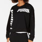 Puma Women's Modern Sport Logo Sweatshirt Black Size M