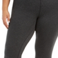 Calvin Klein Women's Performance Keyhole Hem Leggings Gray Size -2X