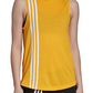 Adidas Women's Workout Training Tank Top Yellow Size L